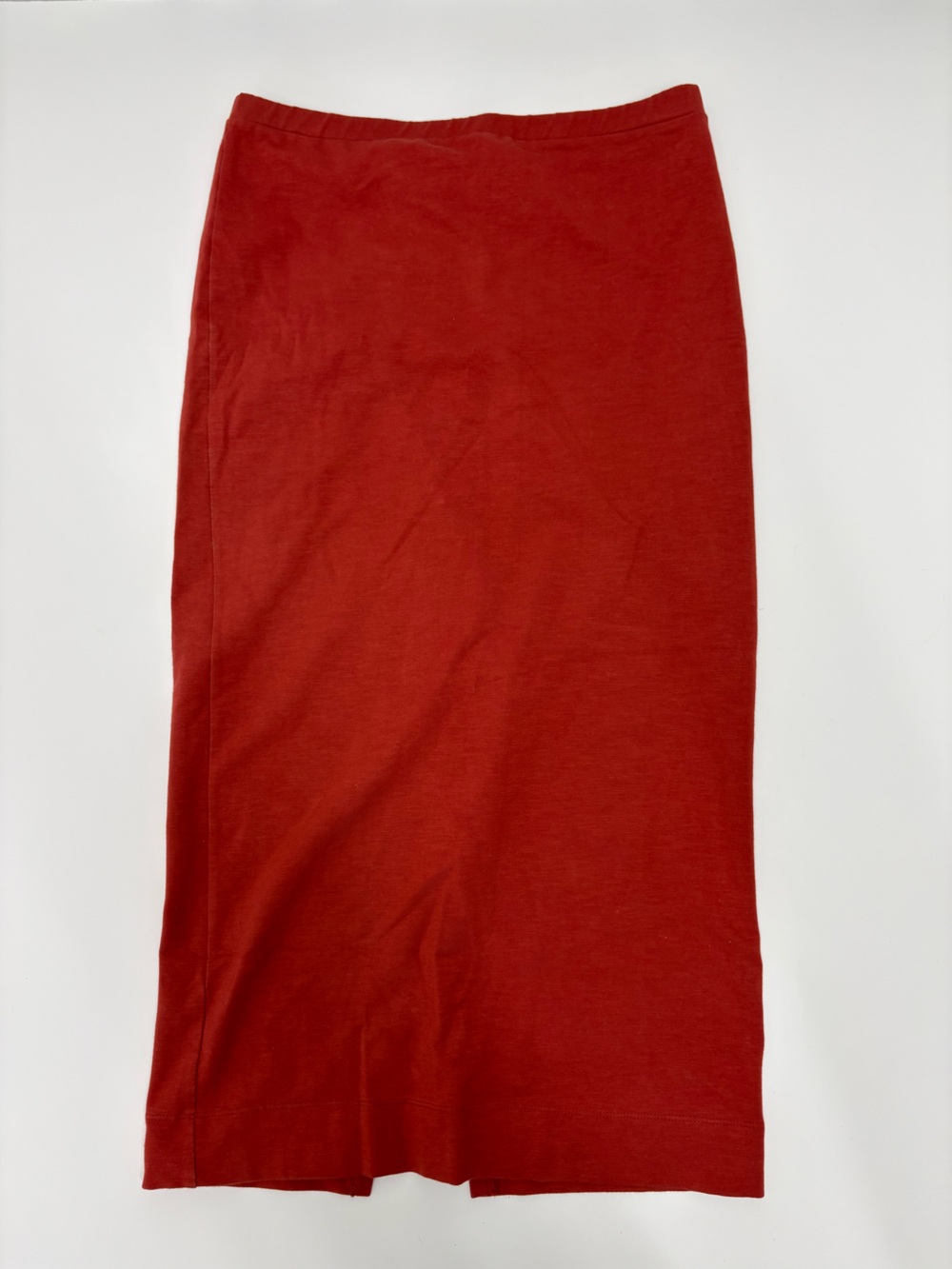 Taylor Stitch Rust Red Midi Skirt